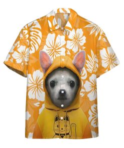 3D Hawaiian Chihuahua Custom Short Sleeve Shirt