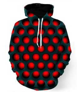 3D Hypnotic Holes Hoodie
