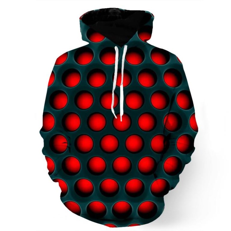 3D Hypnotic Holes Hoodie