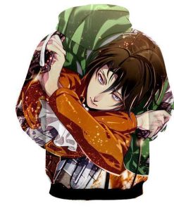 3d Levi Ackerman Manga Art All Over Print Hoodie and Zip 3d Levi Ackerman Manga Art All Over Print Hoodie and Zip