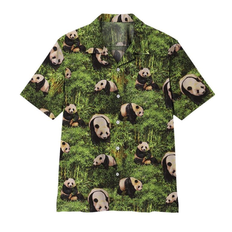 3D Panda Beach Tropical Hawaiian Shirt