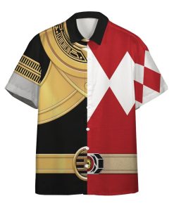 3D Power Ranger Jason Lee Scott Beach Tropical Hawaiian Shirt