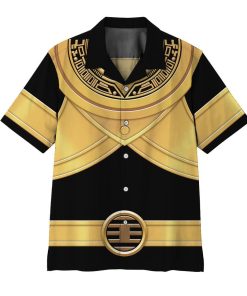 3D Power Ranger Zeo Gold Aloha Shirts