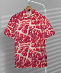 3D Raw Meat Aloha Shirts