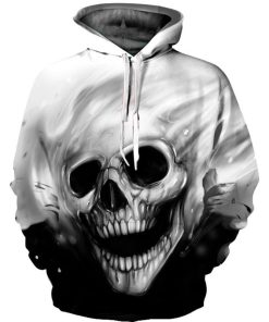 3D Skull Hoodie