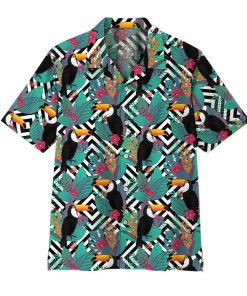 3D Toco Toucan Aloha Shirts 3D Toco Toucan Aloha Shirts