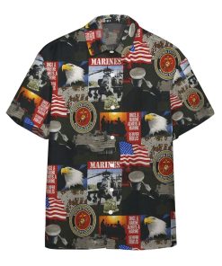 3D United States Of America Marines Military Custom Aloha Shirts 3D United States Of America Marines Military Custom Aloha Shirts
