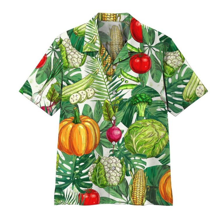 3D Vegetables Aloha Shirts