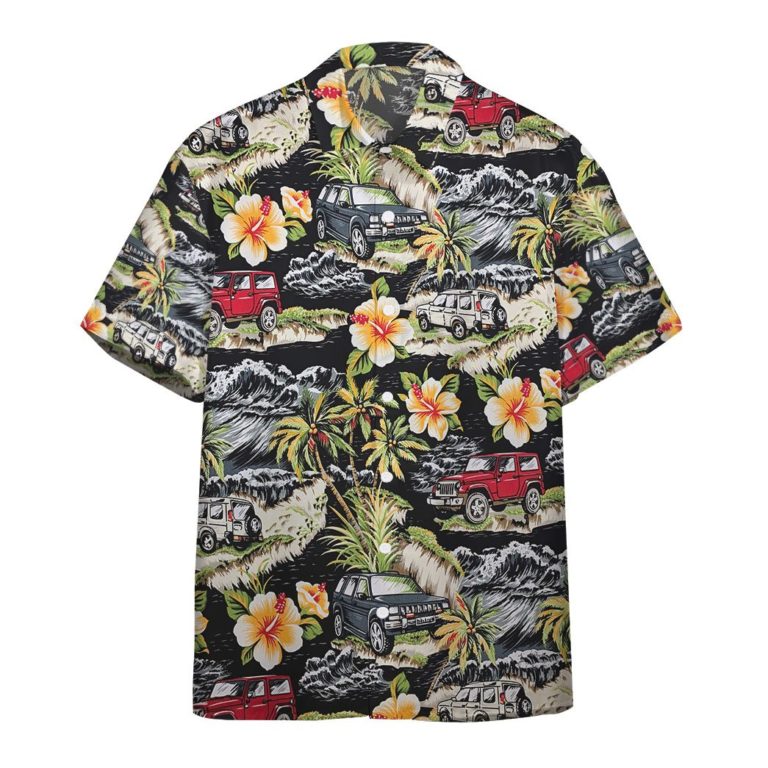 3D Vintage Pickup Trucks Custom Aloha Shirts