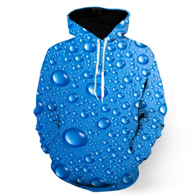 3D Waterdrops Hoodie