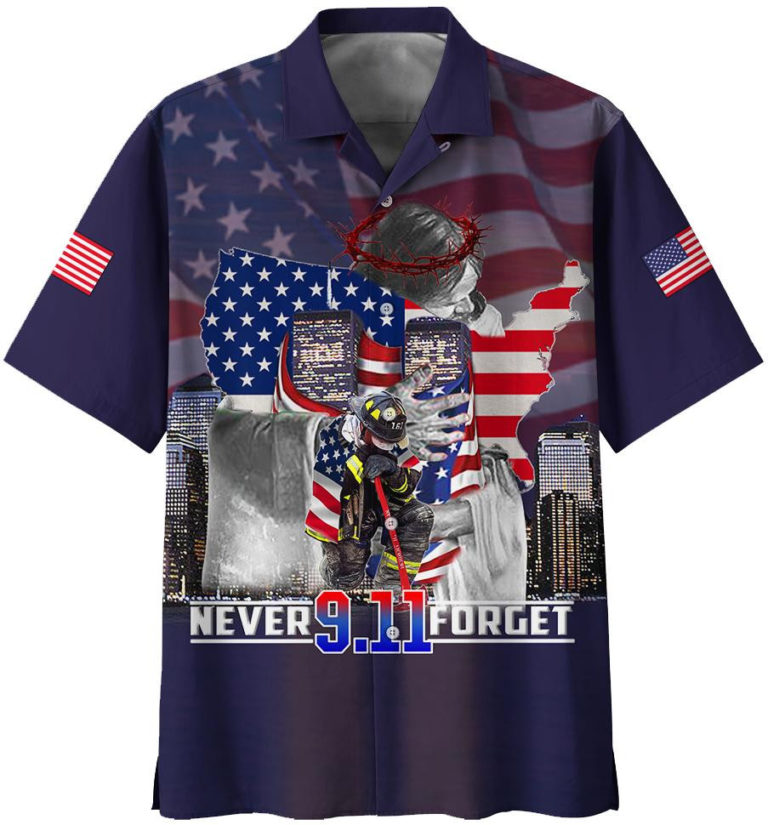 911 Never Forget Memorial Hawaiian Shirt