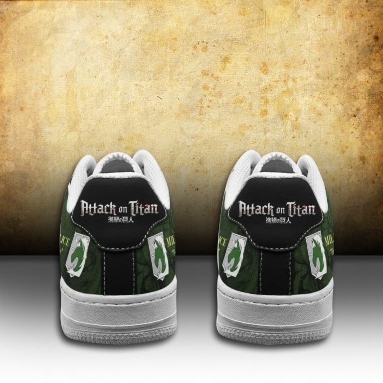 AOT Military Slogan Sneakers Attack On Titan Anime Shoes