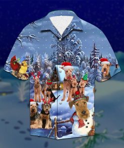 Airedale Terrier Christmas Hawaiian Shirt