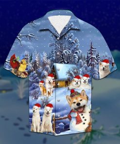 Akita Christmas Hawaiian Shirt Akita Christmas Hawaiian Shirt