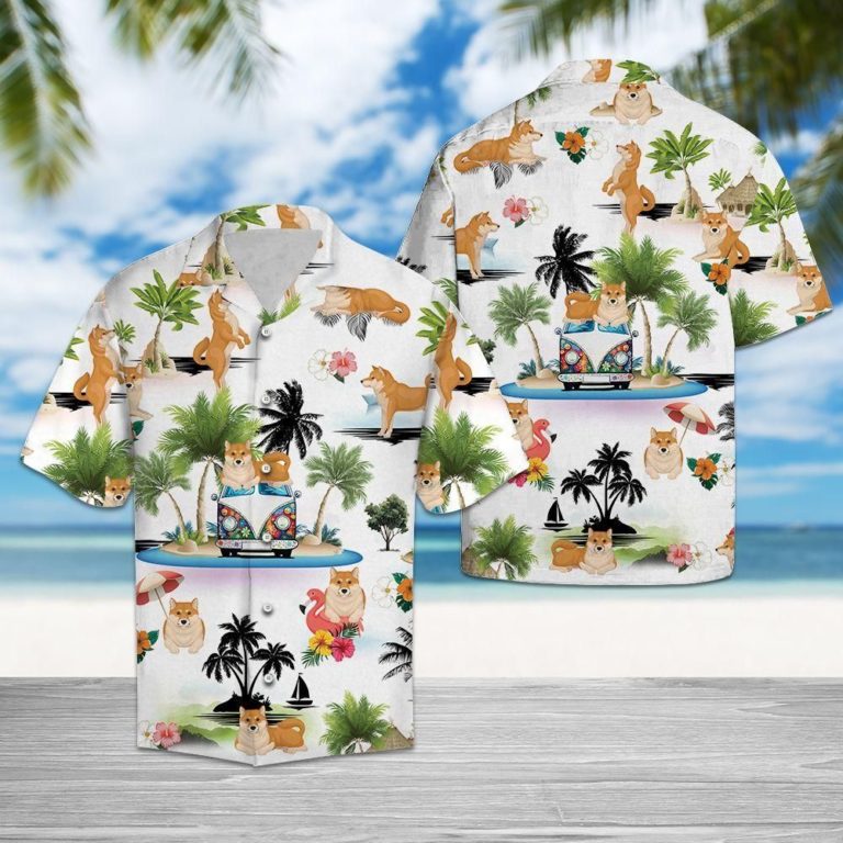 Akita Vacation Hawaiian Shirt