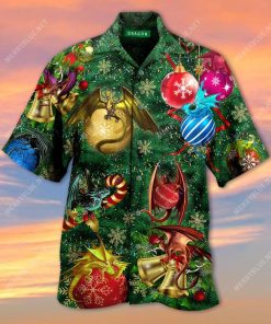 All I Want For Christmas Is A Dragon Or Two Or Five 3D Print Hawaiian Shirt
