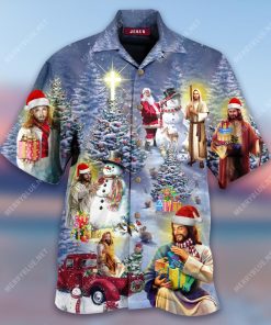 All I Want For Christmas Is Jesus Hawaiian Shirt All I Want For Christmas Is Jesus Hawaiian Shirt