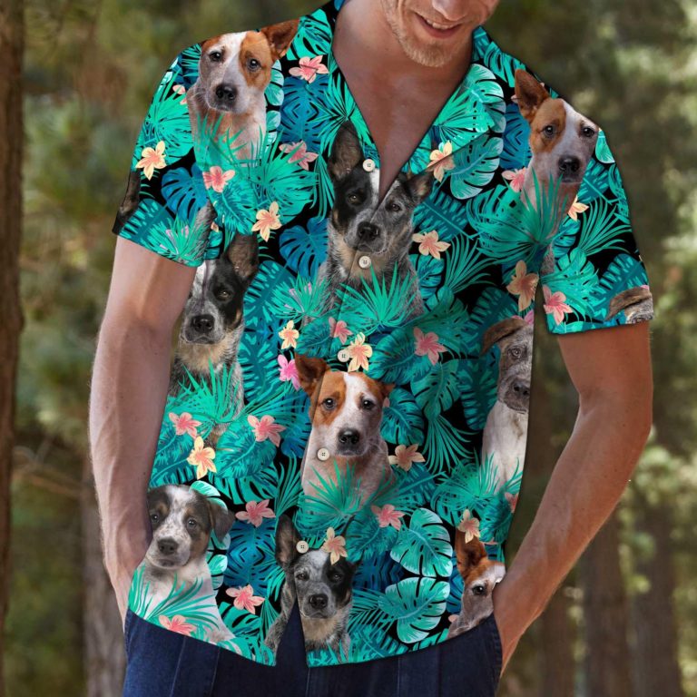 Australian Cattle Dog Tropical Hawaiian Shirt