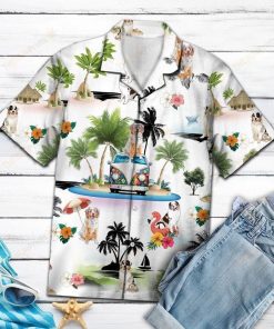 Australian Shepherd Vacation Hawaiian Shirt Australian Shepherd Vacation Hawaiian Shirt