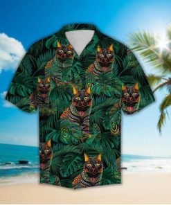 Awesome Cat Aloha Shirt