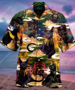 Awesome Egyptain Cat 3D Print Hawaiian Shirt