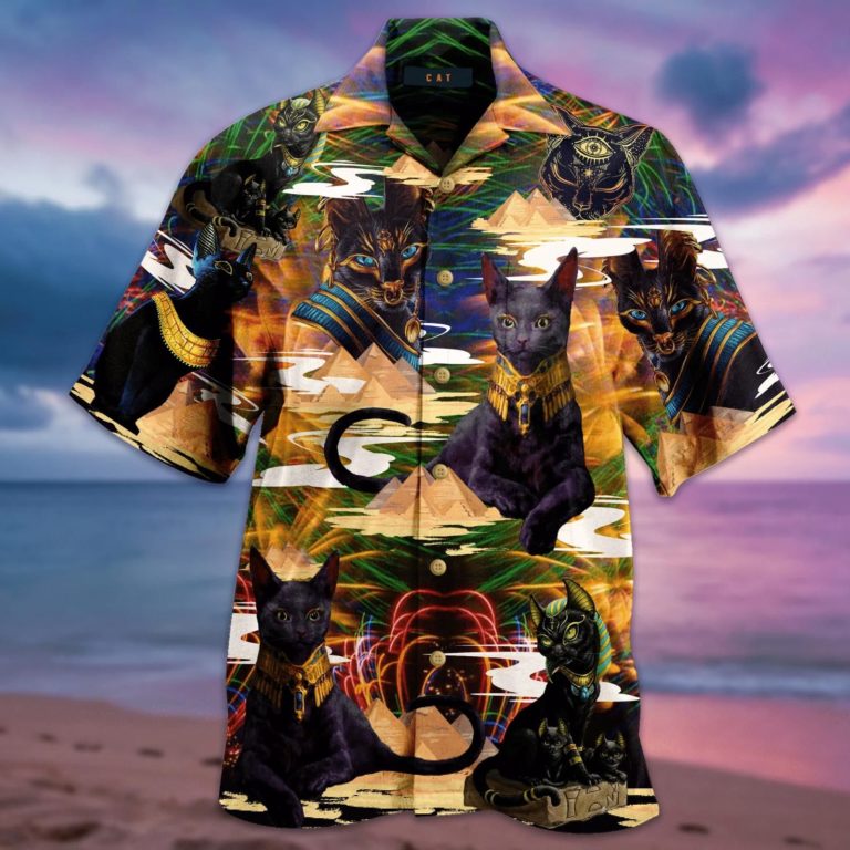 Awesome Egyptian Cat Hawaiian Shirt