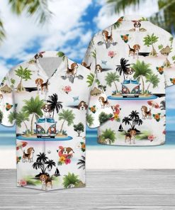 Beagle Vacation Hawaiian Shirt