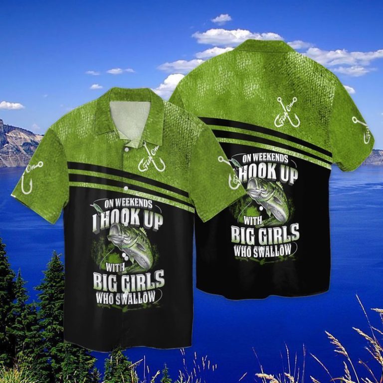 Big Fish Cathed On Weekends I Hook Up With Big Girls Who Swallow Aloha Shirt