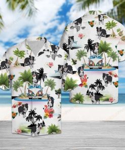 Border Collie Vacation Hawaiian Shirt