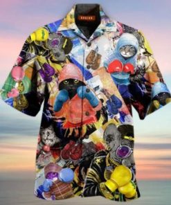 Boxing Cats Hawaiian Shirt