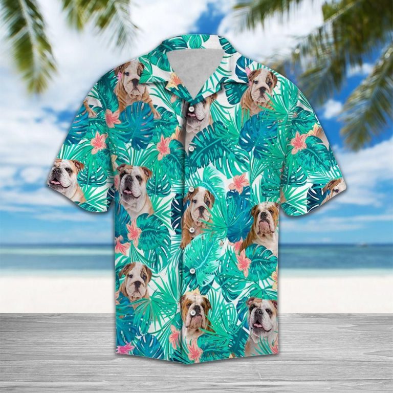 Bull Dog Hawaiian Shirt