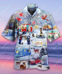 Camping Before Christmas Hawaiian Shirt