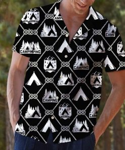Camping For Vacation 3D Print Hawaiian Shirt
