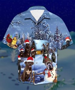 Cane Corso Christmas 3D Print Hawaiian Shirt