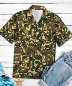 Cat Camo Hawaiian Shirt