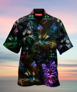 Cat Fantasy Short Sleeve Button Up