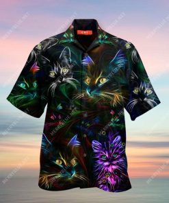 Cat Hair Dont Care Hawaiian Shirt