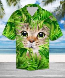 Cat Hiding Hawaiian Shirt