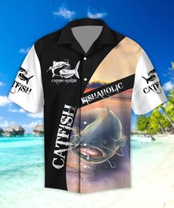 Catfish Fishaholic Fishing Hawaiian Shirt