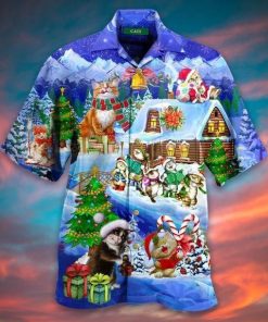 Cats Enjoy Christmas Hawaiian Shirt