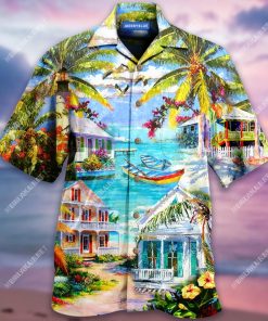 Chill By The Beaches Summer Vacation 3D Print Hawaiian Shirt