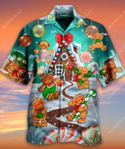 Christmas Candy Aloha Shirt