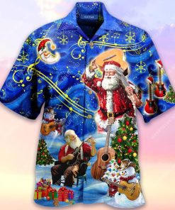 Christmas Carol Guitar Hawaiian Shirt