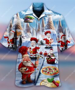 Christmas Chef Santa Claus Hawaiian Shirt