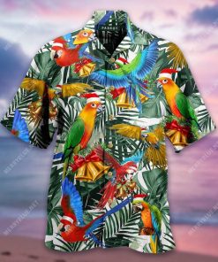 Christmas Parrot Hawaiian Shirt