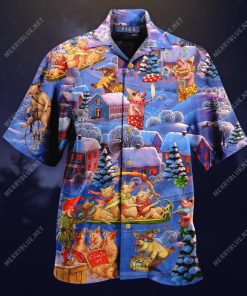Christmas Pigs Hawaiian Shirt