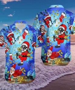 Christmas Santa Claus Dives Hawaiian Shirt