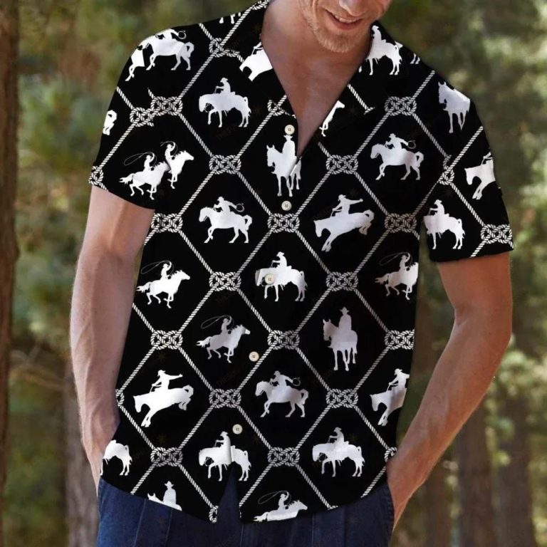 Cowboy For Vacation 3D Print Hawaiian Shirt