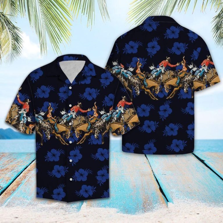 Cowboy On Vacation Hawaiian Shirt