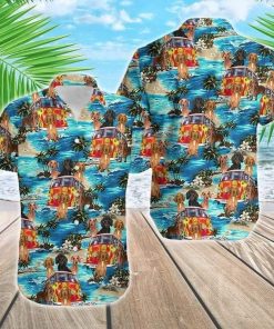 Dachshund Dog Funny Summer Vibe Tropical Hawaiian Shirt